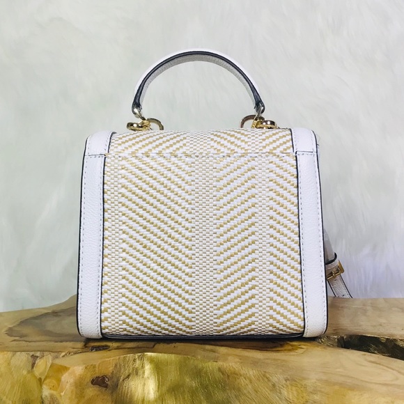 Michael Kors Kinsley Weaved XS TH Satchel - Picture 4 of 8